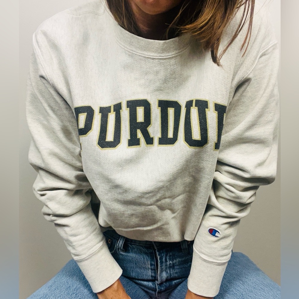 Vintage Champion Purdue Reverse Weave Sweatshirt – Size M - Picture 12 of 12